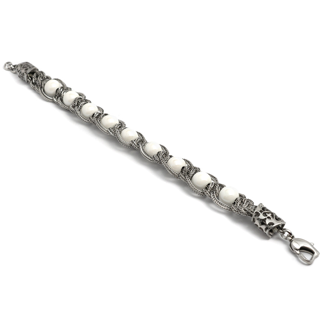 Bracciale Shamballa Bianco
