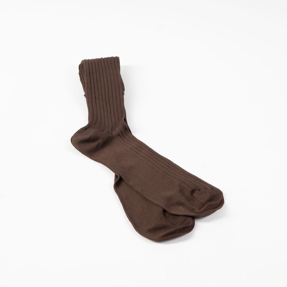 CALZA UOMO MARRONE